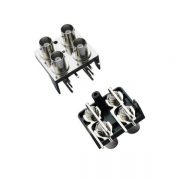 pcb連接器 鋅合金彎式母頭 BNC射頻同軸