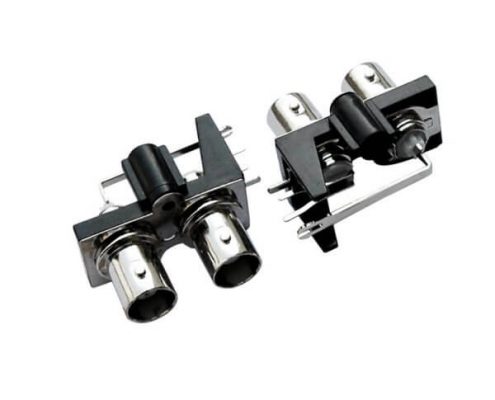 pcb bnc射頻同軸連接器 彎式絕緣 母頭