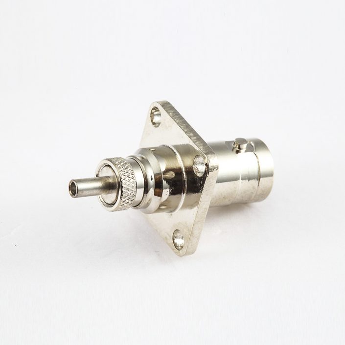 BNC母頭直式帶法蘭盤壓接RG178電纜 BNC母頭直式帶法蘭盤壓接RG178電纜