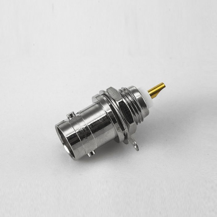 BNC 50母頭直式螺母安裝式座子 BNC 50母頭直式螺母安裝式座子