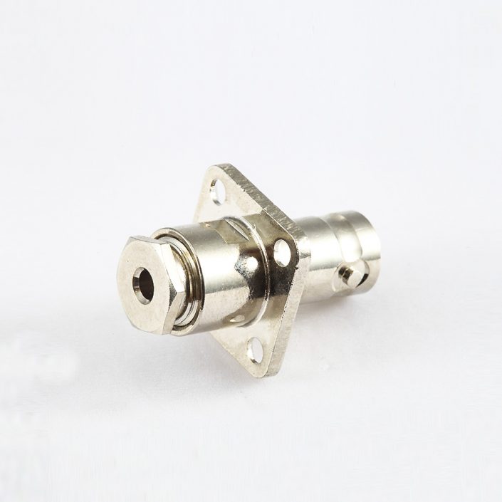 BNC母頭直式帶法蘭盤裝接SYV50-2電纜 BNC母頭直式帶法蘭盤裝接SYV50-2電纜