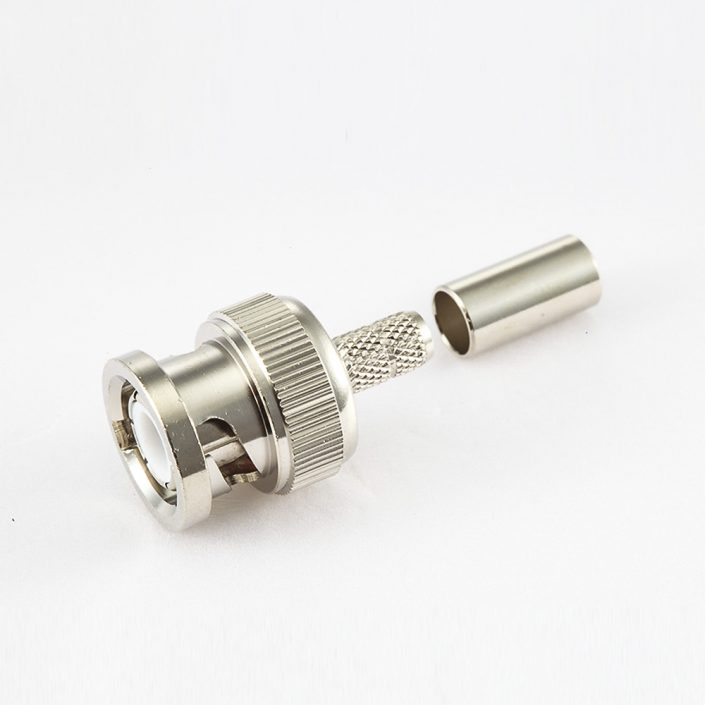 BNC直式公頭壓接RG58/RG142電纜 BNC直式公頭壓接RG58/RG142電纜