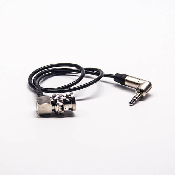 BNC90度轉(zhuǎn)3.5mm線(xiàn)材 90度BNC公頭彎式轉(zhuǎn)3.5mm紐崔克原廠(chǎng)彎頭接RG174線(xiàn)40CM