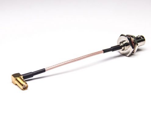 同軸線 BNC母頭直式大六角防水轉彎式母頭SMA接RG 316