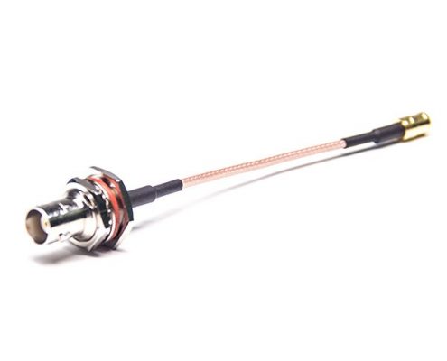 BNC母轉SMB公直式50歐姆大六角防水接RG316線