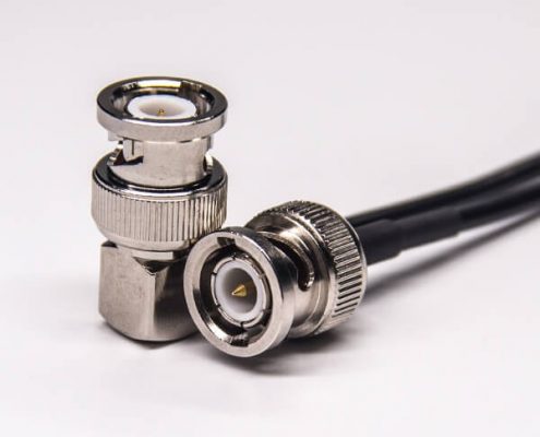 bnc轉bnc線材組裝電纜焊90度bnc轉180度bnc射頻線RG174