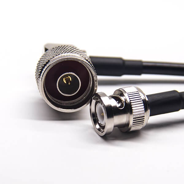 BNC線180度直式公頭轉N型90度彎式公頭線接RG223 RG58 BNC線180度直式公頭轉N型90度彎式公頭線接RG223 RG58