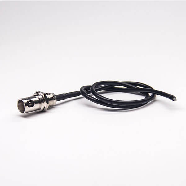 bnc接頭母頭面板安裝直式穿墻射頻線RG174 bnc接頭母頭面板安裝直式穿墻射頻線RG174