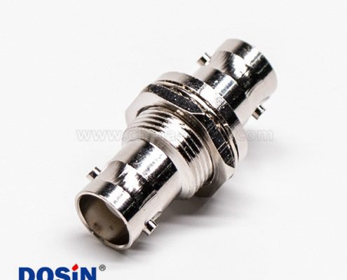 BNC轉接頭母轉母直式同軸連接器