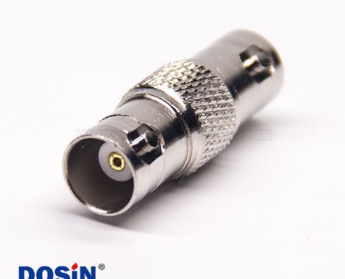視頻轉接頭bnc母轉母連接器直式鍍鎳